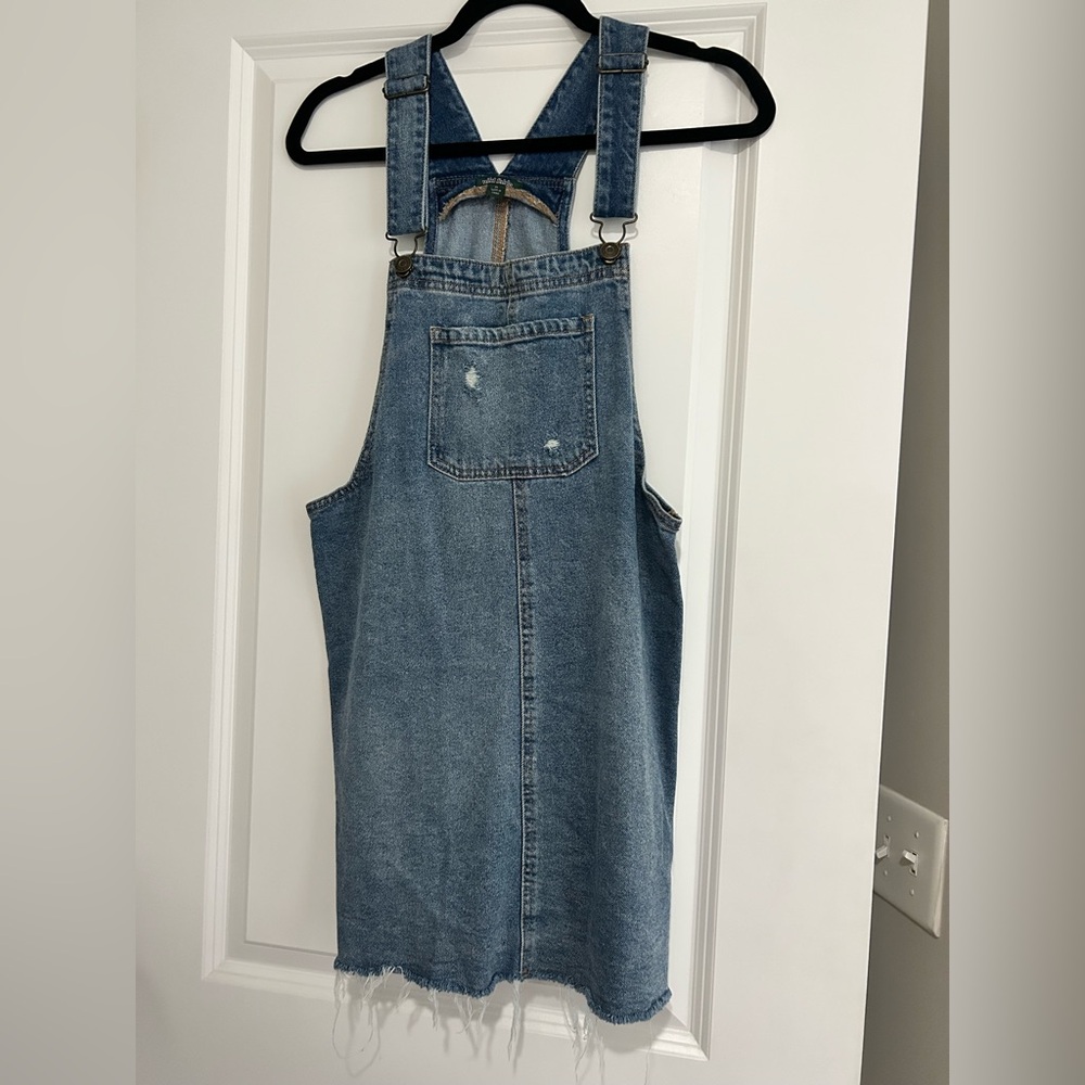 Wild Fable Blue Denim Overall Dress